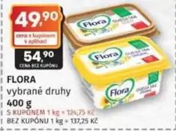 Konzum Flora vybrané druhy nabídka