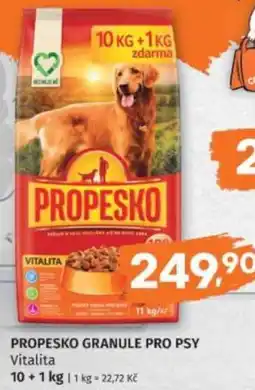 Konzum Propesko granule pro psy vitalita nabídka