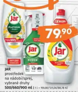 Konzum Jar prostředek na nádobí/sprej nabídka