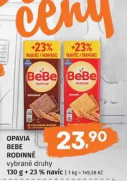 Konzum Opavia BeBe Rodinné nabídka