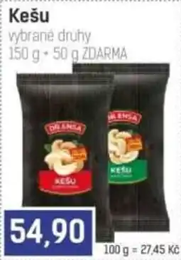 Konzum Dr. Snsa kešu nabídka