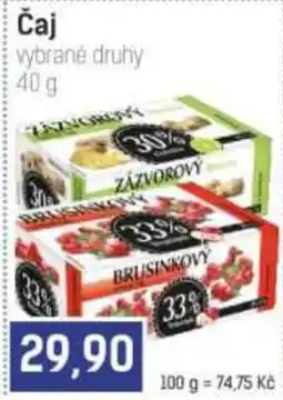 Konzum Čaj vybrané druhy nabídka