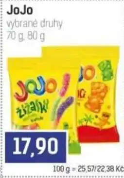 Konzum JoJo vybrané druhy nabídka
