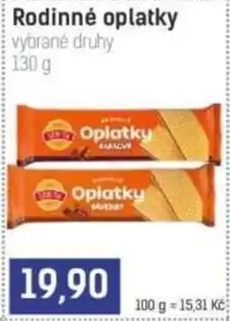 Konzum Oplatky nabídka