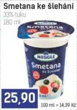 Konzum Meggle smetana ke šlehání nabídka