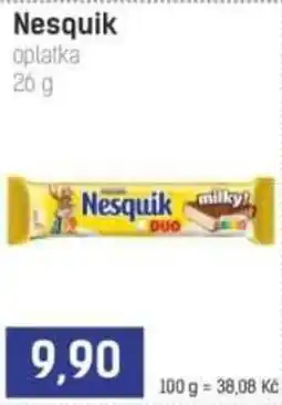 Konzum Nesquik oplatka nabídka
