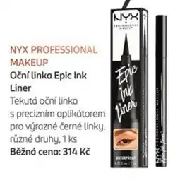 Rossmann NyX Professional Makeup oční linka Epic Ink Liner nabídka