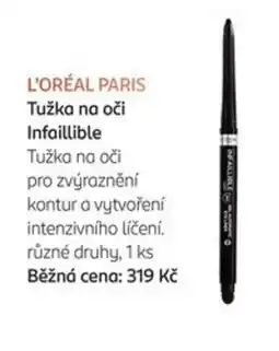 Rossmann L'Oréal Paris Tužka na oči Infaillible nabídka
