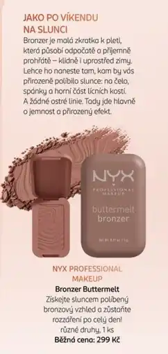 Rossmann NyX Professional Makeup Bronzer Buttermelt nabídka