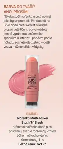 Rossmann Rimmel Tvářenka Multi-Tasker Blush 'N' Brush nabídka