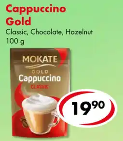 CBA Mokate cappuccino classic nabídka