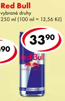 CBA Red Bull vybrané druhy nabídka