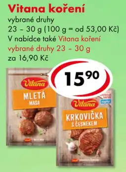 CBA Vitana mletá masa nabídka