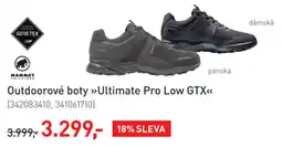 Intersport Mammut outdoorové boty ultimate pro low gtx nabídka