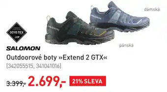 Salomon outdoorové boty extend 2 gtx