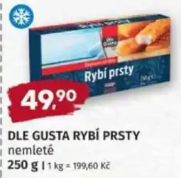 Konzum Dle gusta rybí prsty nabídka