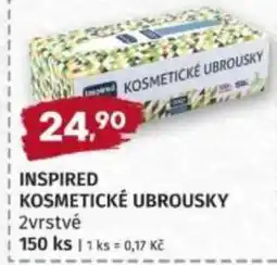 Konzum Inspired kosmetické ubrousky nabídka