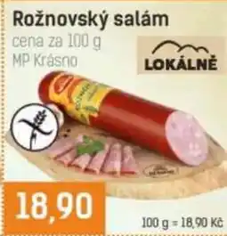 Konzum Rožnovský salám nabídka