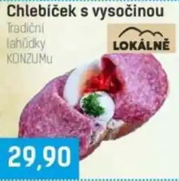 Konzum Chlebíček s vysočinou nabídka