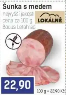 Konzum Bocus šunka s medem nabídka