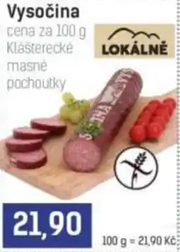 Konzum Vysočina Klášterecké masné pochoutky nabídka