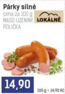 Konzum Párky silné nabídka