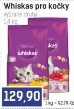 Konzum Whiskas pro kočky vybrané druhy nabídka