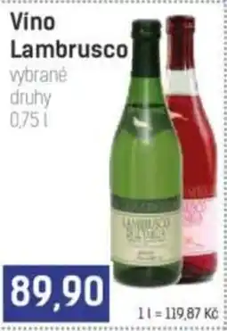 Konzum Vino Lambrusco nabídka
