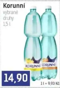 Konzum Korunni vybrané druhy nabídka