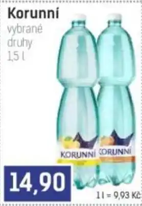 Konzum Korunni vybrané druhy nabídka