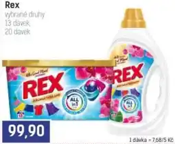 Konzum Rex vybrané druhy nabídka