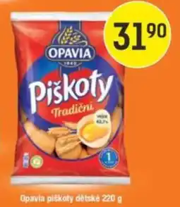 Konzum Opavia piškoty dětské nabídka
