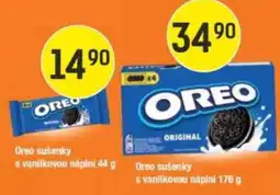Konzum Oreo sušenky s vanilkovou náplní nabídka
