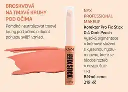 Rossmann NyX Korektor Pro Fix Stick 0.4 Dark Peach nabídka