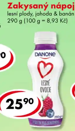 CBA Danone lesní plody jahoda & banán nabídka