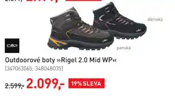 Intersport Cmp outdoorové boty »rigel 2.0 mid wp« nabídka