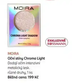 Rossmann Moira oční stíny chroma light nabídka