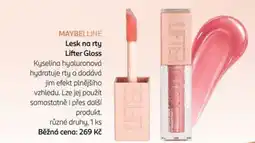 Rossmann Maybelline Lesk na rty Lifter Gloss nabídka