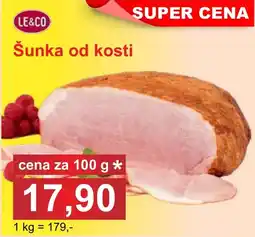 PLUS JIP Le&Co šunka od kosti nabídka