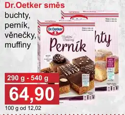 PLUS JIP Dr.Oetker směs buchty, perník, věnečky, muffiny nabídka