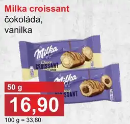 PLUS JIP Milka croissant čokoláda vanilka nabídka