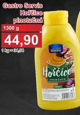 PLUS JIP Gastro Servis Hořčice plnotučná nabídka