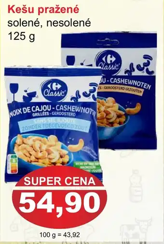 Classic kešu pražené
