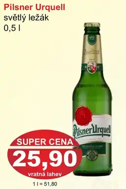 PLUS JIP Pilsner Urquell světlý ležák nabídka