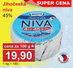 PLUS JIP Madeta jihočeská niva nabídka