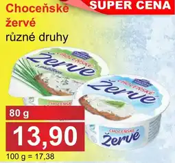 PLUS JIP Chocenske zervé nabídka