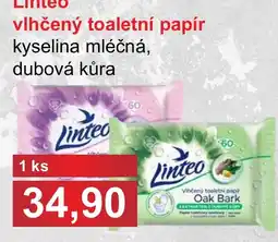 PLUS JIP Linteo vlhčený toaletní papír kyselina mléčná dubová kůra nabídka
