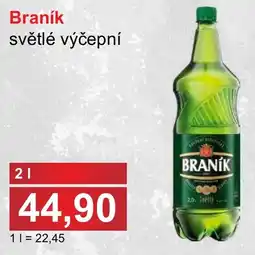 PLUS JIP Braník světlé výčepní nabídka