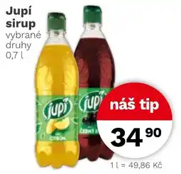 Konzum Jupí sirup nabídka