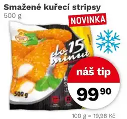 Konzum Smažené kuřecí stripsy nabídka